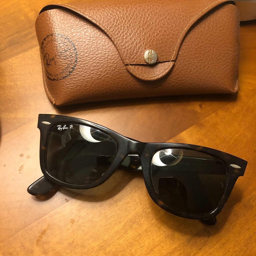 Wayfarer Tortoise Polarized Ray Ban Sunglasses